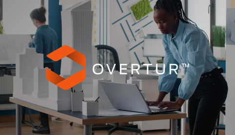 Architect using Allegion Overtur software platform to create door access system